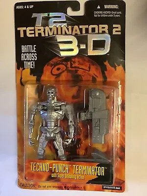 Buy Kenner - Terminator 2 / 3D - Techno Punch Terminator New On Card • 24.99£