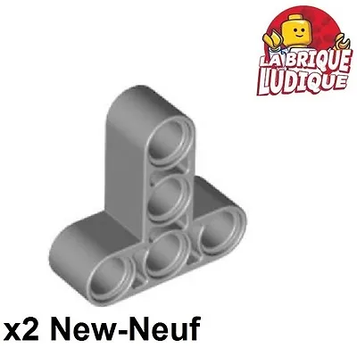 Buy Lego Technic 2x Liftarm 3x3 T Shape Thick Grey/Light (B) . Gray 60484 New • 1.48£