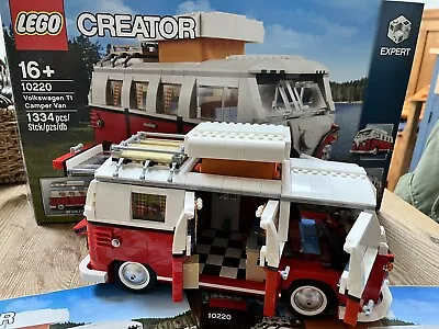 Buy LEGO Creator Expert Volkswagen T1 Camper Van (10220) • 70£