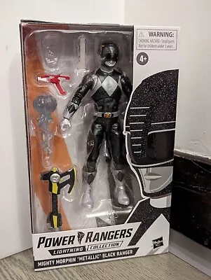 Buy INCOMPLETE Power Rangers Lightning Collection Mighty Morphin Metallic Black • 16£