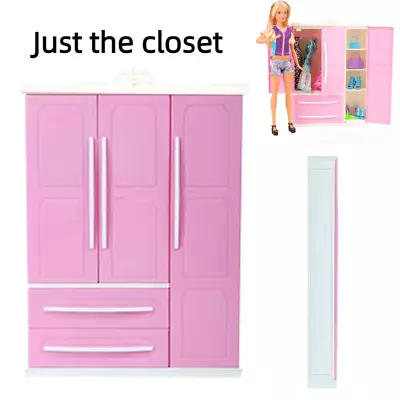 Buy High-quality 30cm Barbie Doll Clothes Closet For Kids Stylish Princess Girl Toy • 10.91£