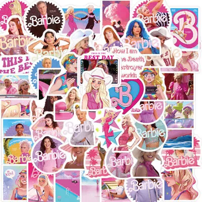 Buy 50pcs Barbie Live Movie Wall Stickers Bomb Vinyl Decals Decal Laptop Cartoon • 2.84£