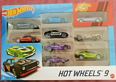 Buy Hot Wheels Die Cast Cars 9 Pack- Kids Gift Pack Set- Ideal Christmas Gift- BOXED • 20.50£