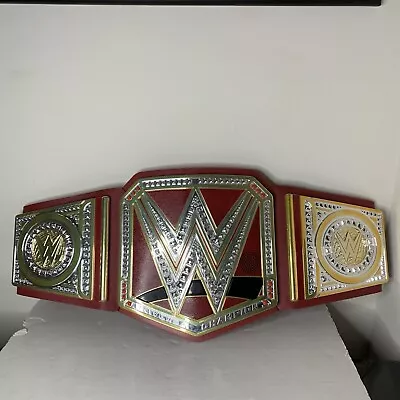Buy Mattel WWE Red Toy Universal Championship Belt For Kids | Makes Sounds | Tested • 10.50£
