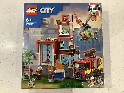 Buy LEGO CITY: Fire Station 60320 Retired Rare Brand New And Sealed • 53.97£