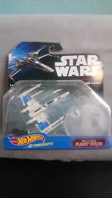 Buy Hot Wheels Star Wars Resistance X-Wing Fighter With Stand 2015 • 5.99£