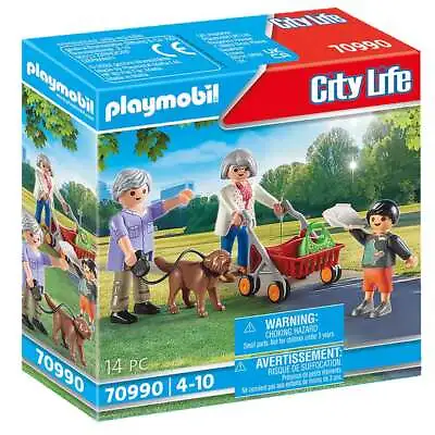 Buy Playmobil City Life Grandparents With Child 70990 Figure Pack 14 Piece Ages 4-10 • 13.10£