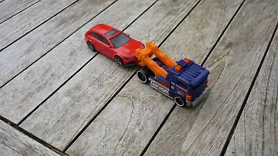 Buy Hotwheels Heavy Hitcher Wreck Truck & 2017 Audi RS 6 Estate In Good Condition. • 1.75£