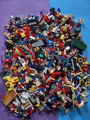 Buy Lego 5kg Job Lot Bundle 80's 90's 00's Mix.  Bricks, Spares, Parts... Lot #1 • 14.99£