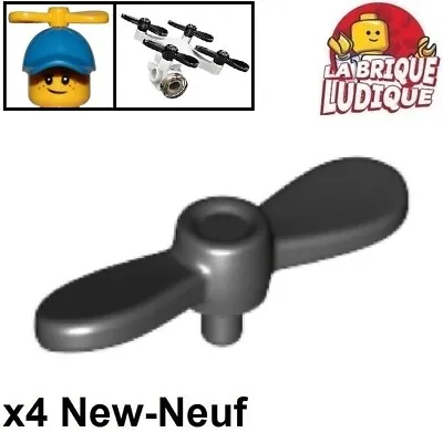 Buy LEGO 4x Minifig Propeller 2 Blade Tiny Drone Black/Black 54568 New • 1.99£