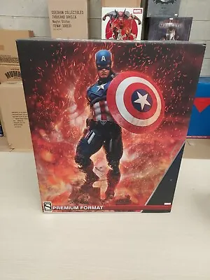 Buy MARVEL Comics Classic Captain America Premium Format Exclusive Sideshow Statue • 728.25£