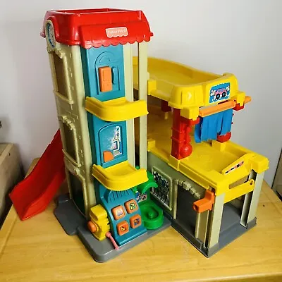 Buy Fisher Price Parking Garage With Sounds 1999 - Vintage Toy, Rare Version • 49.99£