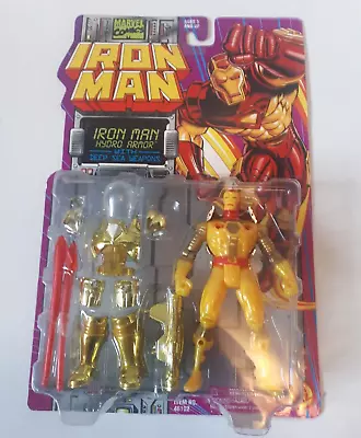 Buy Vintage Iron Man Hydro Armor  Toybiz 1994 Action Figure Animated • 29£