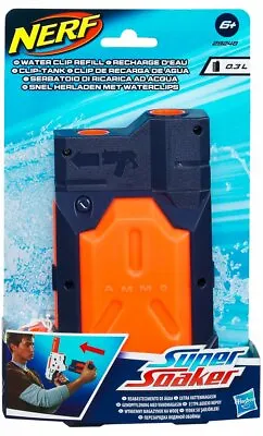 Buy Hasbro 29248 Nerf Clip System Super Soaker, Outdoor Activities, Water Pistol Gun • 4.99£