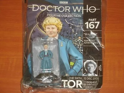 Buy THE SIXTH DOCTOR 'Animated' #167 Eaglemoss BBC Doctor Who Figurine Collection  • 19.99£