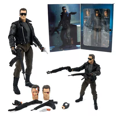 Buy NECA Terminator T-800 Police Station Assault 7  Action Figure Halloween TOY GIFT • 39.99£