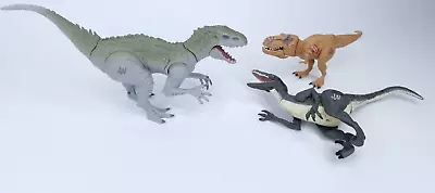 Buy Jurassic World Indominus Rex Dinosaur T-Rex Bundle Of 3 Battel Damage Hasbro • 40.60£