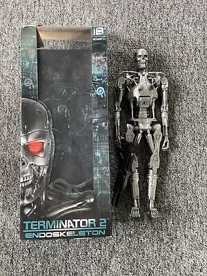 Buy NECA Reel Toys Terminator T2 T800 Endoskeleton 18  Light-Up Eyes Figure Rare. • 150£