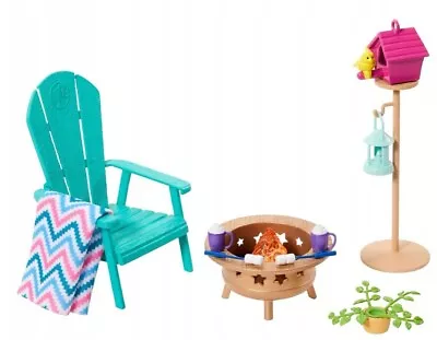 Buy BARBIE Stylish Barbie Furniture - Mattel Garden Grill HJV33 • 39.13£