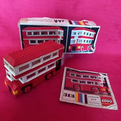 Buy RARE VINTAGE BOXED LEGO, LONDON BUS SET No 313 • 55£