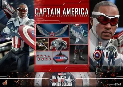 Buy Hot Toys TMS040 The Falcon And The Winter Soldier 1/6th Captain America Figure  • 468.95£