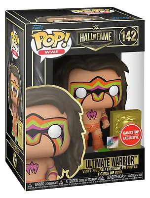 Buy WWE #142 Ultimate Warrior GameStop Exclusive Funko Pop • 25£