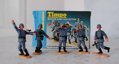 Buy Vintage 70s Timpo Ref 707 Modern Army Collection German Soldiers BOXED • 10£