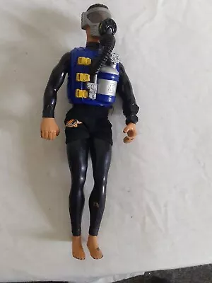 Buy Action Man Vintage Figure Scuba Diver 1988 • 12£