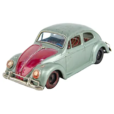 Buy Bandai 1960s Vintage Volkswagen Beetle Japanese Tin Friction Toy • 47.56£