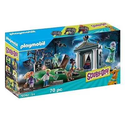 Buy Playmobil Scooby Doo! - Adventure On The Cemetery 70362 Kids TV Show Playset • 25.99£