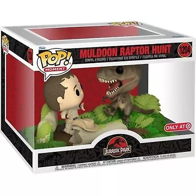 Buy Funko Pop! Moment 62811 Jurassic Park - Muldoon Raptor Hunt (Special Edition)... • 42.37£