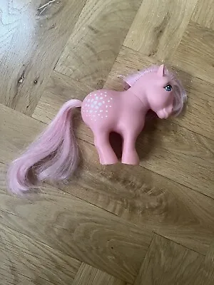 Buy G1 My Little Pony Vintage 80s Cotton Candy 1982 Pink White Dots Generation 1 • 15£