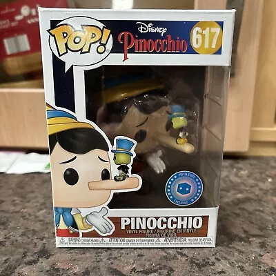Buy Funko Pop! Movies: Pinocchio - Pinocchio With Jiminy Cricket Vinyl Figure • 6£