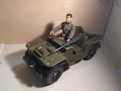Buy 1994 Hasbro Action Man Army Soldier Vintage Action Figure War & Jeep Vehicle • 17.50£