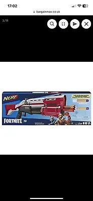 Buy Nerf Fortnite TS Blaster Gun Toy Including 8 Mega Dart Bullets • 30£