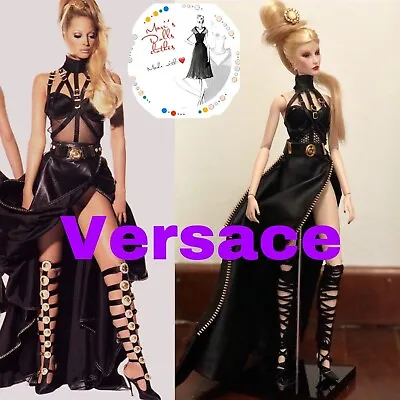Buy Barbie Fashion Royalty Fashion Doll Poppy Parker Dollsclothes Versace Repro Gown • 64.02£