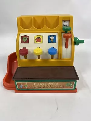 Buy 1974 Fisher Price Cash Register, With Coins Old Vintage Children's Toys • 9.99£