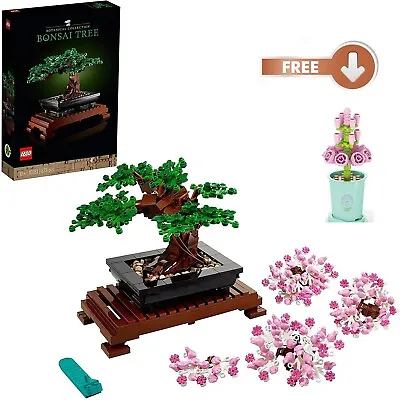 Buy Lego 10281 - ICONS Bonsai Tree Botanical Collection -🎁New Set 🎁FREE F POT--🎁 • 40.99£