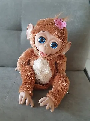 Buy 2012 Hasbro FurReal Friends 16  Cuddles My Giggly Monkey Interactive Toy Works • 25£