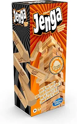 Buy Classic Jenga Game - Stacking Wooden Blocks, Family Fun • 13.89£