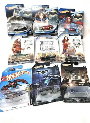Buy Hot Wheels  DC Comics Justice League Batman AquaMan SuperMan  Wonder Woman 9 CAR • 79.90£