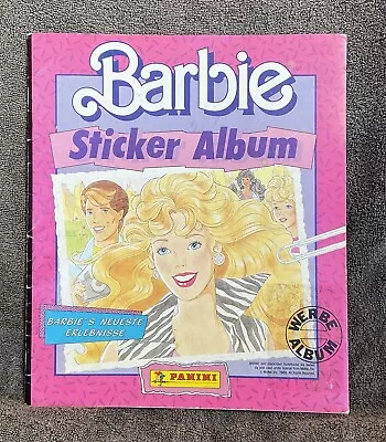 Buy 1989 Panini Barbie Sticker Album Complete • 21.45£