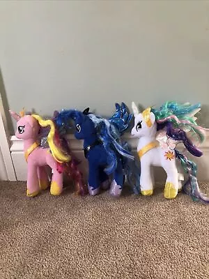 Buy Ty Sparkle My Little Pony Princesses Luna, Cadance & Celestia Soft Toys Charity • 5£
