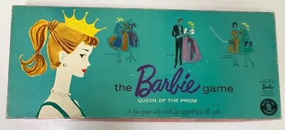 Buy Vintage The Barbie Game Queen Of The Prom 1960 Stock No 450 Mattel • 39.46£
