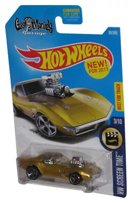 Buy Hot Wheels HW Screen Time 3/10 (2017) Gold '68 Corvette Gas Monkey Garage Toy Ca • 14.06£