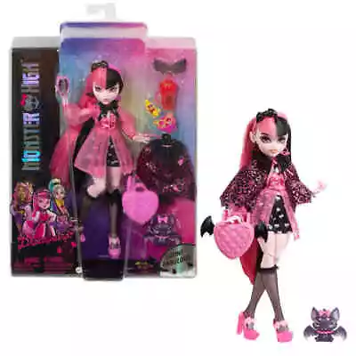 Buy Monster High Draculaura Doll With Pet And Accessories - Mattel • 29.95£