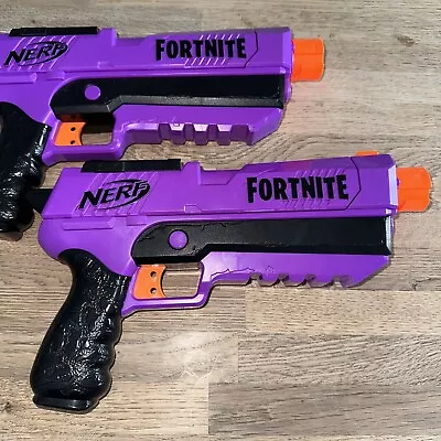 Buy Fortnite Nerf Guns Pair Purple  New  • 15£
