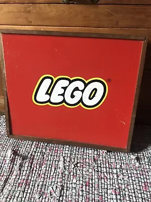 Buy Vintage Lego Wooden Box With Dovetail Joints 47.5x40x7cm • 14.99£