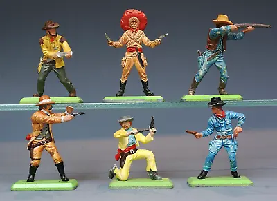 Buy Britains “DEETAIL” #7640 COWBOYS 1st ISSUE FULL SET Of 6 FIGURES ©1971 [LOT #61] • 32.99£