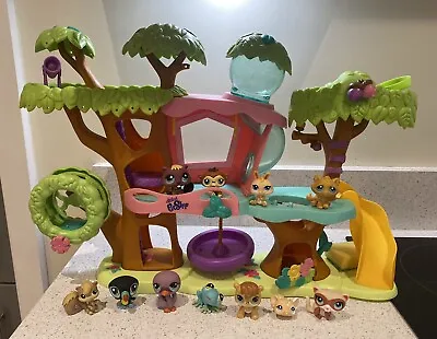 Buy Littlest Pet Shop LPS Magic Motion Tree House Play Set, Cat, Rabbit, Bird Bundle • 19.99£